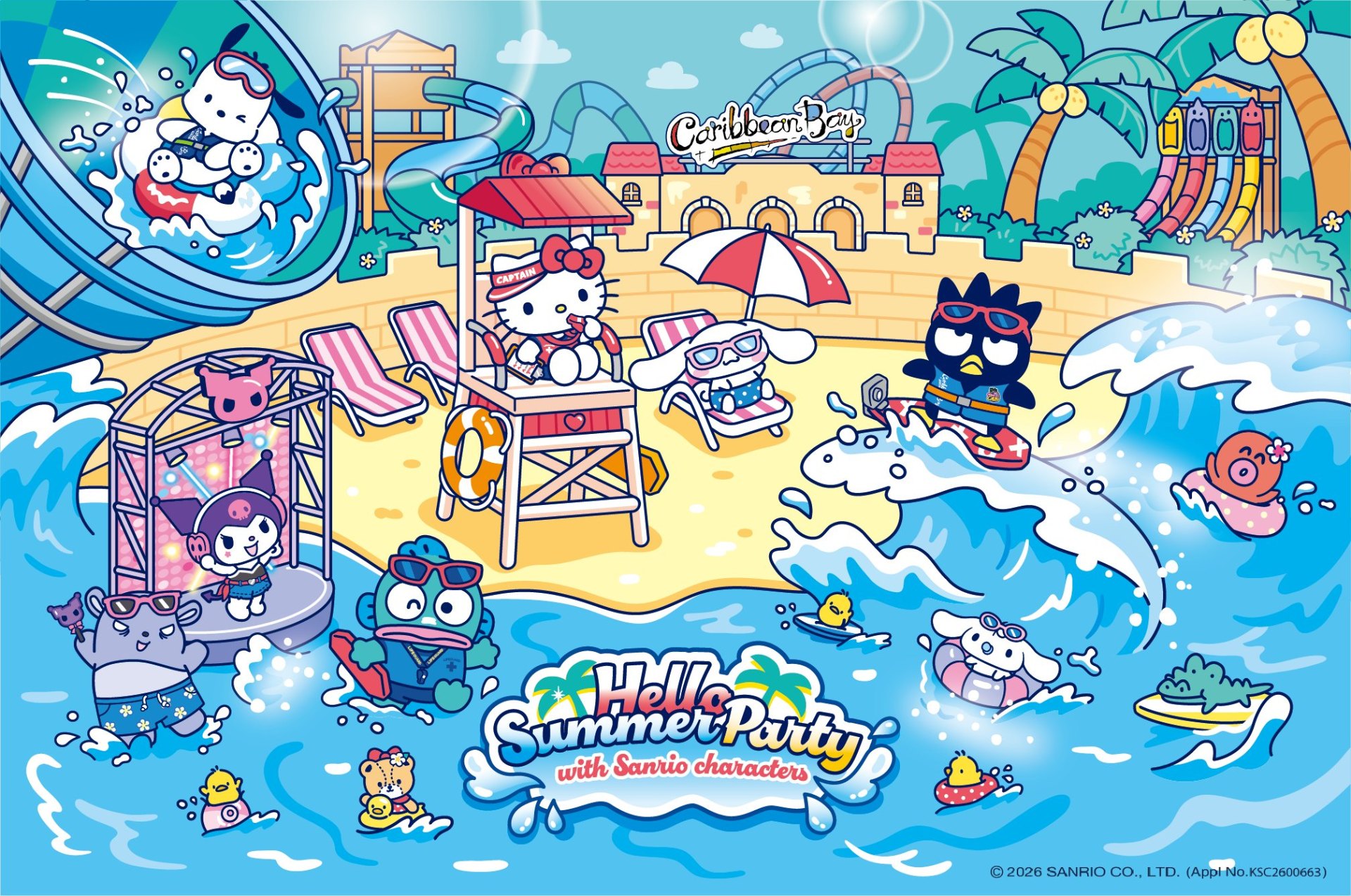 캐리비안베이X산리오캐릭터즈 Hello Summer Party with Sanrio characters