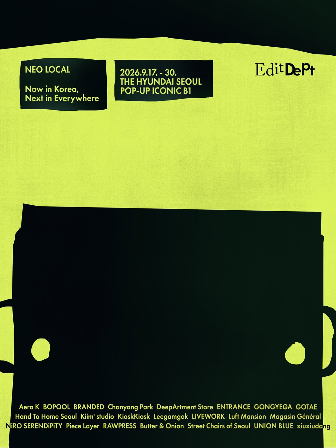 에딧 뎁트 : NEO LOCAL 팝업