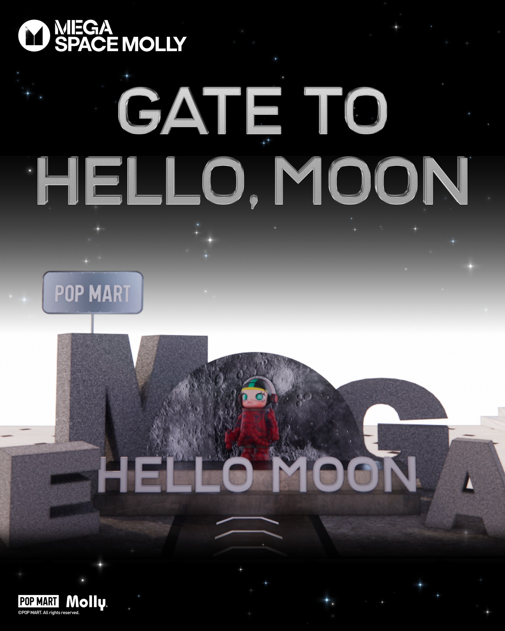 팝마트 MEGA SPACE MOLLY : HELLO, MOON 전시